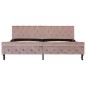 vidaXL Estructura de cama de terciopelo rosa 200x200 cm vidaXL Estructura de cama de terciopelo rosa 200x200 cm