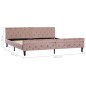 vidaXL Estructura de cama de terciopelo rosa 200x200 cm vidaXL Estructura de cama de terciopelo rosa 200x200 cm