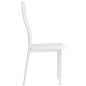 vidaXL Sillas de comedor 4 unidades cuero sintético blanco vidaXL Sillas de comedor 4 unidades cuero sintético blanco