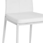 vidaXL Sillas de comedor 4 unidades cuero sintético blanco vidaXL Sillas de comedor 4 unidades cuero sintético blanco