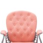 vidaXL Silla de oficina giratoria de cuero sintético rosa vidaXL Silla de oficina giratoria de cuero sintético rosa