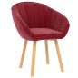 vidaXL Silla de comedor terciopelo rojo vino tinto vidaXL Silla de comedor terciopelo rojo vino tinto