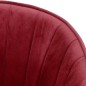 vidaXL Silla de comedor terciopelo rojo vino tinto vidaXL Silla de comedor terciopelo rojo vino tinto