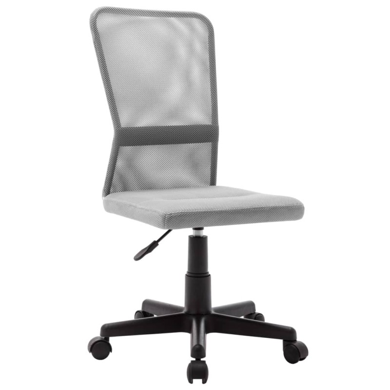 vidaXL Silla de oficina de tela de malla gris 44x52x100 cm vidaXL Silla de oficina de tela de malla gris 44x52x100 cm