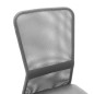 vidaXL Silla de oficina de tela de malla gris 44x52x100 cm vidaXL Silla de oficina de tela de malla gris 44x52x100 cm