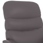 vidaXL Sillón reclinable de cuero sintético gris vidaXL Sillón reclinable de cuero sintético gris