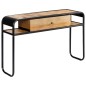 vidaXL Mesa consola de madera maciza de mango 118x30x75 cm vidaXL Mesa consola de madera maciza de mango 118x30x75 cm