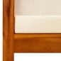 vidaXL Banco de jardín con toldo madera maciza de acacia vidaXL Banco de jardín con toldo madera maciza de acacia