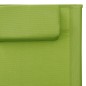 vidaXL Tumbona de textilene verde y gris vidaXL Tumbona de textilene verde y gris