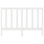 vidaXL Cabecero de cama madera maciza de pino blanco 166x4x100 cm vidaXL Cabecero de cama madera maciza de pino blanco 166x4x100 cm