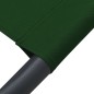 vidaXL Tumbona de jardín con toldo y cojines verde