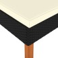 vidaXL Reposapiés de ratán sintético y madera maciza de eucalipto vidaXL Reposapiés de ratán sintético y madera maciza de eucalipto