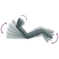 vidaXL Tumbona plegable de tela Oxford gris vidaXL Tumbona plegable de tela Oxford gris