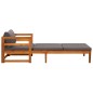vidaXL Tumbona con cojines gris oscuro madera maciza de acacia vidaXL Tumbona con cojines gris oscuro madera maciza de acacia