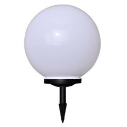 vidaXL Lámparas de jardín para camino 2 uds con pica de tierra 40 cm