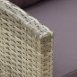 vidaXL Sillón de jardín con cojines ratán sintético gris vidaXL Sillón de jardín con cojines ratán sintético gris