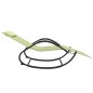 vidaXL Tumbona mecedora de acero y textilene crema vidaXL Tumbona mecedora de acero y textilene crema
