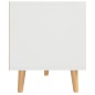 vidaXL Mueble para TV madera contrachapada blanco 90x40x48,5 cm vidaXL Mueble para TV madera contrachapada blanco 90x40x48,5 cm