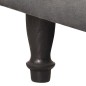vidaXL Sillón diseño de cubo de cuero auténtico y lona negro vidaXL Sillón diseño de cubo de cuero auténtico y lona negro