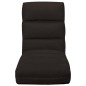 vidaXL Tumbona de suelo plegable de cuero sintético marrón vidaXL Tumbona de suelo plegable de cuero sintético marrón