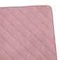 vidaXL Silla voladiza de terciopelo rosa