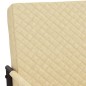 vidaXL Silla voladiza cuero sintético crema vidaXL Silla voladiza cuero sintético crema