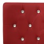 vidaXL Banco de cuero sintético rojo tinto 110 cm vidaXL Banco de cuero sintético rojo tinto 110 cm