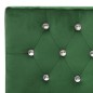 vidaXL Banco de terciopelo verde oscuro 110 cm vidaXL Banco de terciopelo verde oscuro 110 cm