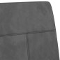 vidaXL Silla voladiza de terciopelo gris oscuro vidaXL Silla voladiza de terciopelo gris oscuro