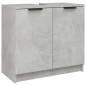 vidaXL Armario de baño contrachapado gris hormigón 64,5x33,5x59 cm vidaXL Armario de baño contrachapado gris hormigón 64,5x33,5x59 cm