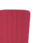 vidaXL Sillas de comedor 4 unidades terciopelo rojo tinto vidaXL Sillas de comedor 4 unidades terciopelo rojo tinto