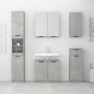 vidaXL Armario de baño contrachapado gris hormigón 64,5x33,5x59 cm vidaXL Armario de baño contrachapado gris hormigón 64,5x33,5x59 cm
