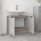 vidaXL Armario de baño contrachapado gris hormigón 64,5x33,5x59 cm vidaXL Armario de baño contrachapado gris hormigón 64,5x33,5x59 cm
