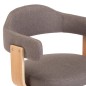 vidaXL Taburetes de bar 2 unidades gris taupe madera curvada y tela vidaXL Taburetes de bar 2 unidades gris taupe madera curvada y tela