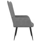 vidaXL Silla de relajación de tela gris oscuro vidaXL Silla de relajación de tela gris oscuro