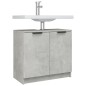 vidaXL Armario de baño contrachapado gris hormigón 64,5x33,5x59 cm vidaXL Armario de baño contrachapado gris hormigón 64,5x33,5x59 cm