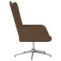 vidaXL Silla de relajación de tela marrón vidaXL Silla de relajación de tela marrón