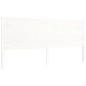 vidaXL Estructura de cama con cabecero madera maciza blanco 200x200 cm vidaXL Estructura de cama con cabecero madera maciza blanco 200x200 cm