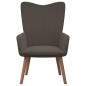 vidaXL Sillón de relax de terciopelo gris oscuro vidaXL Sillón de relax de terciopelo gris oscuro