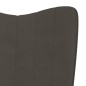 vidaXL Sillón de relax de terciopelo gris oscuro vidaXL Sillón de relax de terciopelo gris oscuro