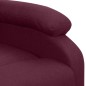 vidaXL Sillón de masaje elevable tela morado vidaXL Sillón de masaje elevable tela morado
