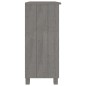 vidaXL Aparador HAMAR madera maciza de pino gris claro 85x35x80 cm vidaXL Aparador HAMAR madera maciza de pino gris claro 85x35x80 cm
