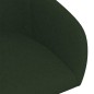 vidaXL Sillas de comedor giratorias 2 unidades terciopelo verde oscuro