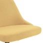 vidaXL Silla de comedor giratoria tela amarilla vidaXL Silla de comedor giratoria tela amarilla