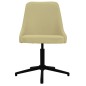 vidaXL Sillas de comedor giratorias 2 unidades tela verde