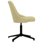 vidaXL Sillas de comedor giratorias 2 unidades tela verde