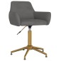 vidaXL Silla de comedor giratoria de terciopelo gris oscuro vidaXL Silla de comedor giratoria de terciopelo gris oscuro