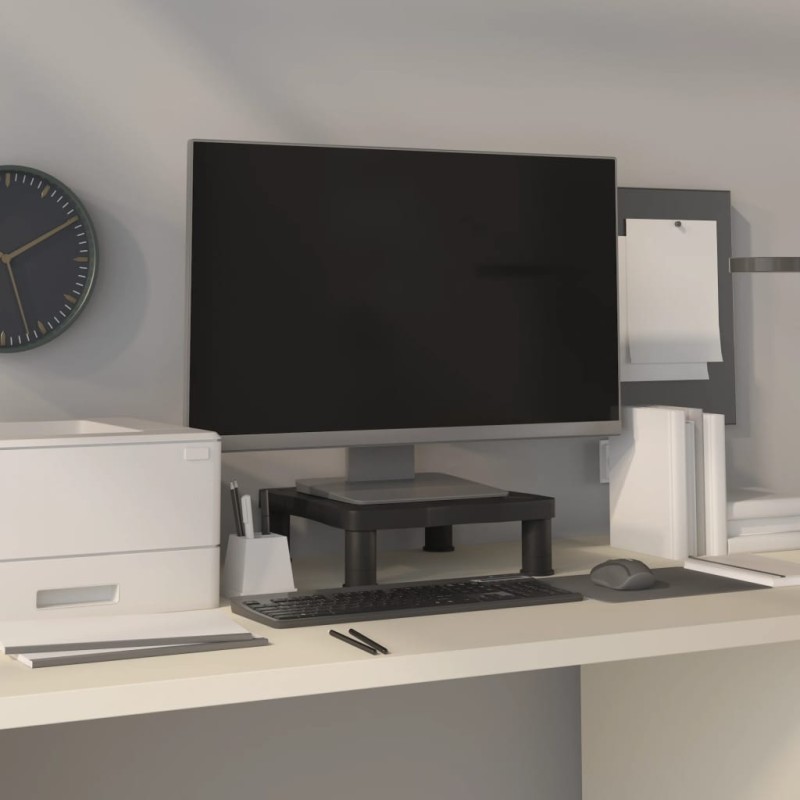 vidaXL Soporte para monitor negro 33,5x34x10,5 cm vidaXL Soporte para monitor negro 33,5x34x10,5 cm