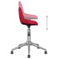 vidaXL Sillas de comedor giratorias 2 unidades tela rojo vino tinto vidaXL Sillas de comedor giratorias 2 unidades tela rojo vino tinto