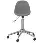 vidaXL Sillas de comedor giratorias 2 unidades tela gris claro vidaXL Sillas de comedor giratorias 2 unidades tela gris claro